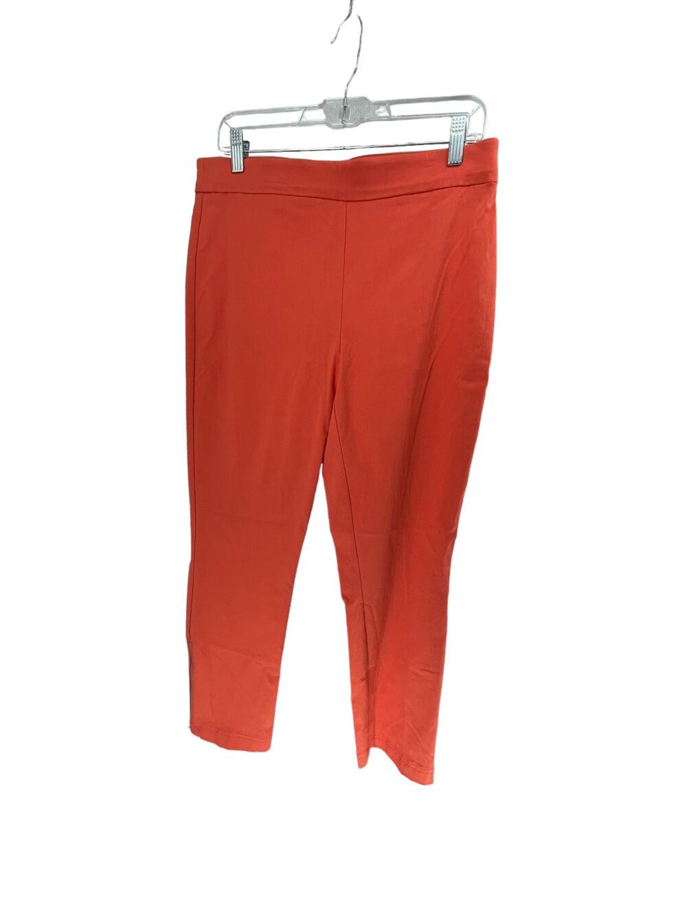 NWT Skye's The Limit Flame Red Flat Front Cropped Pants Women's Size 12